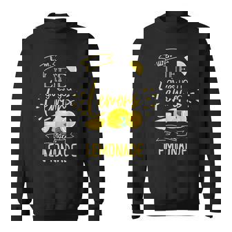 人生があなたにレモンを与えるとき、レモネードギフトを作る スウェットシャツ - Kawaiitshirt