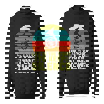 人生は短すぎて沈黙を保つにはフレンチホルン スウェットシャツ - Kawaiitshirt