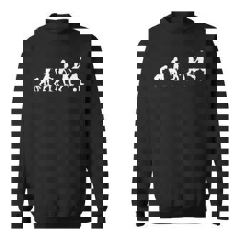 人類の進化 ネタ サッカー サッカー好き サッカーファン サッカー選手 おもしろ サッカー部 エボリューション スウェットシャツ - Kawaiitshirt