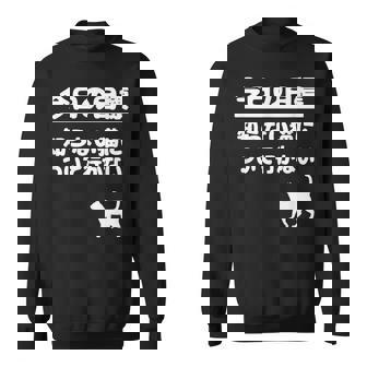 今日の目標 知らない猫について行かない かわいい おもしろ ねこ好き 猫好き ギャグ 愛猫家 ネコ好き スウェットシャツ - Kawaiitshirt