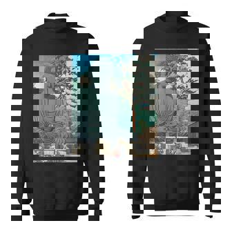 仏 大仏像 仏教 禅 瞑想 スウェットシャツ - Kawaiitshirt