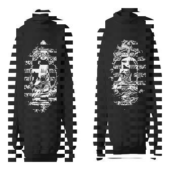 仏像 ヨガ 仏教 禅 仏教 瞑想 スウェットシャツ - Kawaiitshirt