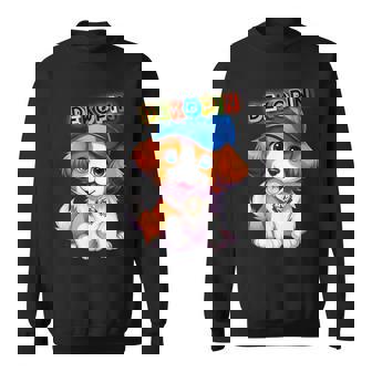 仔犬 野球 Decoy デコピン 愛犬 Kooikerhondje かわいい 人気者 スウェットシャツ - Kawaiitshirt