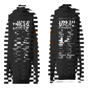 余暇にやること ウズラの鳥狩り ウズラ スウェットシャツ - Kawaiitshirt