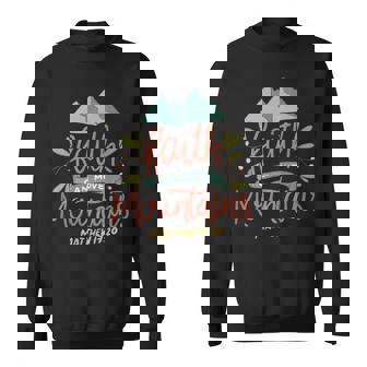 信仰 山を動かす 聖書教会 イエス・キリスト スウェットシャツ - Kawaiitshirt