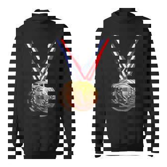 優勝者の学校チームとチャンピオンのための金メダル。 スウェットシャツ - Kawaiitshirt