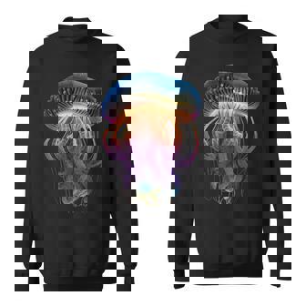 光るクラゲ スウェットシャツ - Kawaiitshirt