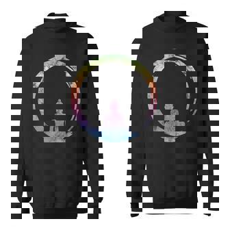 円宗 禅 円 仏 瞑想 日本 書道 ヨガ スウェットシャツ - Kawaiitshirt