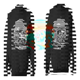 前景にアジアのトゥクトゥク スウェットシャツ - Kawaiitshirt