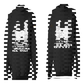 動物用烏骨鶏 中国産烏骨鶏 スウェットシャツ - Kawaiitshirt