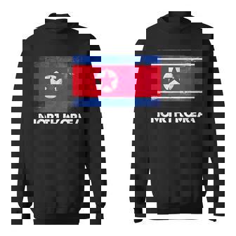 北朝鮮国旗tシャツ スウェットシャツ - Kawaiitshirt