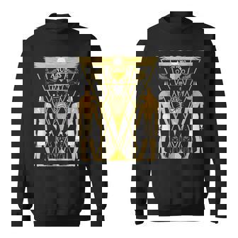 古代エジプトの神アヌビス ケメティックネーターアンプ スウェットシャツ - Kawaiitshirt
