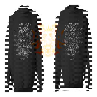 古代ギリシャ神話 ケルベロス 三頭犬 ケルベロス スウェットシャツ - Kawaiitshirt