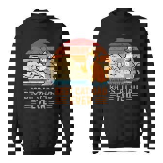 史上最高の猫のお父さん スウェットシャツ - Kawaiitshirt