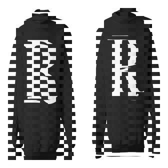 名前入り アルファベット イニシャル文字 R ギフト スウェットシャツ - Kawaiitshirt