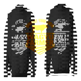 地元和牛農家を応援 牛和牛牧場。 スウェットシャツ - Kawaiitshirt