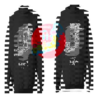 地図舞妓 日本のお土産 長袖tシャツ スウェットシャツ - Kawaiitshirt