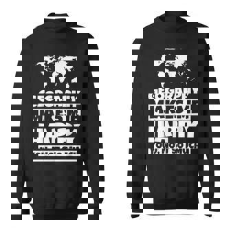 地理の先生への贈り物-面白い地理の恋人のユーモア スウェットシャツ - Kawaiitshirt