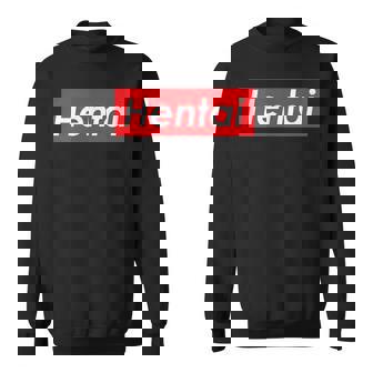 変態レッドボックスロゴ スウェットシャツ - Kawaiitshirt