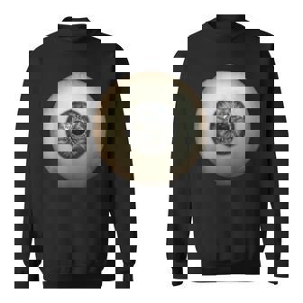 大きなグレー 目玉 不気味 面白い レイジー イージー ハロウィン コスチューム スウェットシャツ - Kawaiitshirt