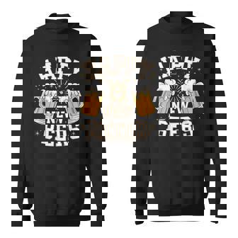 大晦日パーティー ハッピーニュービール おもしろビール愛好家ギフト スウェットシャツ - Kawaiitshirt