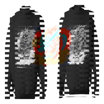 大胆でクールな外観の素晴らしい日本のドラゴン。 スウェットシャツ - Kawaiitshirt