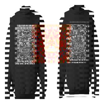 太陽神スーリヤ チベット仏教 タンカ 曼荼羅 仏教 スウェットシャツ - Kawaiitshirt