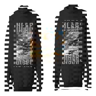 奇妙なミーム 面白い イタリアン ブレインロット ヌクレアロ 恐竜 キッズ スウェットシャツ - Kawaiitshirt