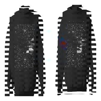 宇宙の星 面白いドレス ロボット掃除機 天の川 スウェットシャツ - Kawaiitshirt