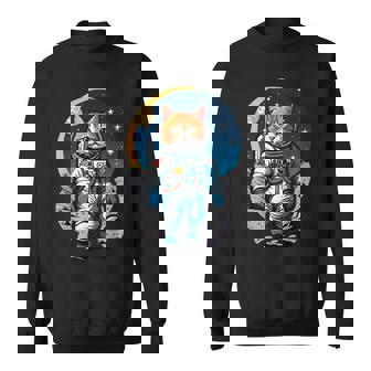 宇宙飛行士 02 宇宙飛行士 猫 スウェットシャツ - Kawaiitshirt