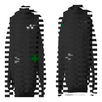 安全第一 安全第一手書き風 作業着 緑十字 スウェットシャツ - Kawaiitshirt