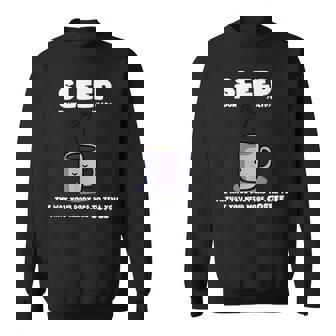 寝るマグカップ スウェットシャツ - Kawaiitshirt