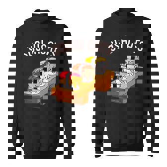 寿司猫 まぐろ 酒たまご スウェットシャツ - Kawaiitshirt