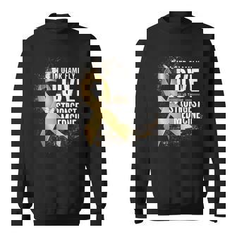 小児がん啓発 最強の薬 ゴールドリボン スウェットシャツ - Kawaiitshirt