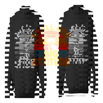 小型犬 大きな態度 レトロ 犬 品種 チワワ スウェットシャツ - Kawaiitshirt