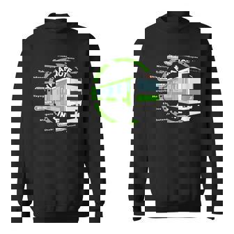 山之手ライン 東京通勤用ループライン スウェットシャツ - Kawaiitshirt