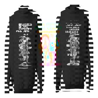 年老いたヒッピーがグルーヴィーな祖父母を作る スウェットシャツ - Kawaiitshirt