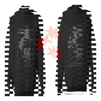 彼岸花 または 曼珠沙華 グランジ 日本の アニメ 美学 スウェットシャツ - Kawaiitshirt