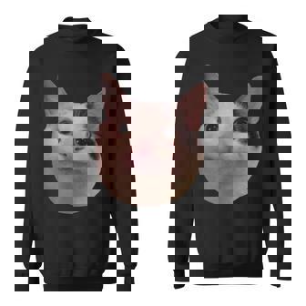 微笑む猫のミームベルーガ スウェットシャツ - Kawaiitshirt