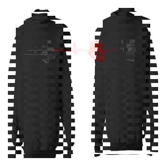 心臓専門医ハートビート Ekg Ecg 心臓心臓病看護師ギフト スウェットシャツ - Kawaiitshirt