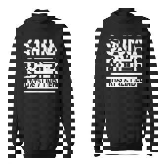 必要なのはサウナ&ビール スウェットシャツ - Kawaiitshirt