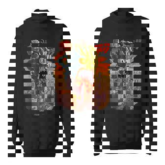 怪獣 ブロッコリー トマト 野菜 アニメ スウェットシャツ - Kawaiitshirt