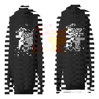 愛しすぎて大好きすぎる。 お花の冠 スウェットシャツ - Kawaiitshirt