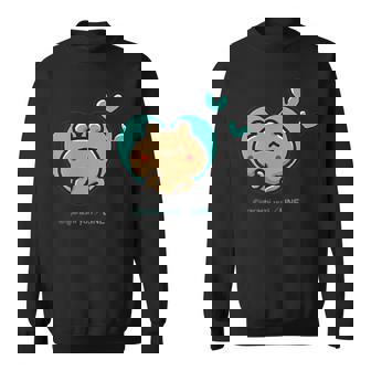 愛しすぎて大好きすぎる。ペアデザイン２くま スウェットシャツ - Kawaiitshirt