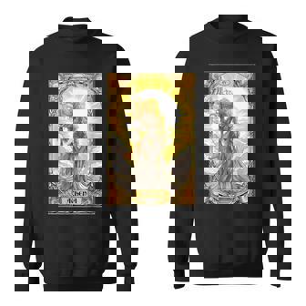 戦士の女神アテナ ギリシャ神話 タロットカード スウェットシャツ - Kawaiitshirt