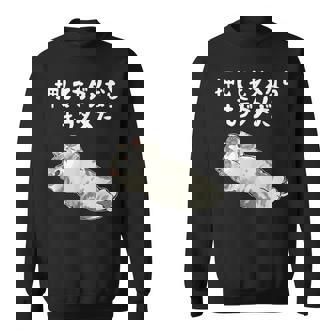 押してもダメならもうダメだ ネタ ことわざ 格言 慣用句 ジョーク ギャグ ダジャレ ツッコミ 猫 おもしろ スウェットシャツ - Kawaiitshirt
