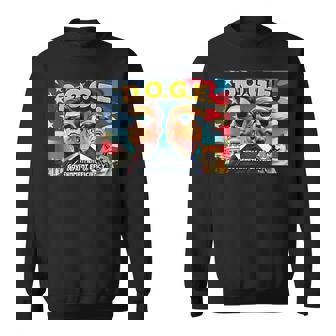 政府効率省 イーロン・マスク・ドナルド・トランプ スウェットシャツ - Kawaiitshirt