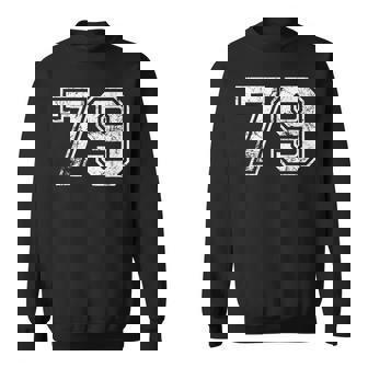 数字 79 ヴィンテージ 1979 誕生日 ヴィンテージ風 スウェットシャツ - Kawaiitshirt