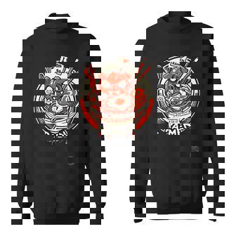 日本のラーメンは豚が大好き、ラーメンが大好き スウェットシャツ - Kawaiitshirt