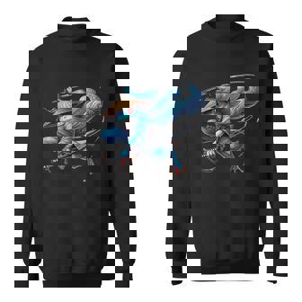 日本の侍カエルの戦士忍者ヴィンテージtシャツ メンズ スウェットシャツ - Kawaiitshirt